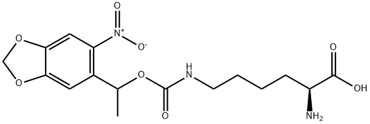 (2S)-2-aMino-6-((1-(6-nitrobenso[d][1,3]dioxol-5-yl)etoxi)karbonylaMino)hexansyra