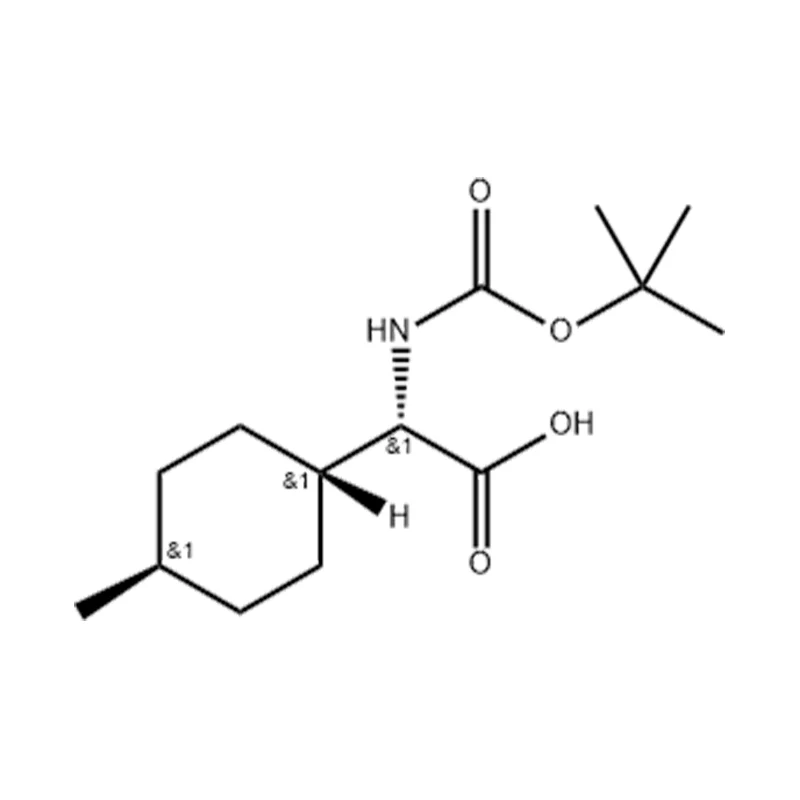 (S)-2-((tert-butoxikarbonyl)amino)-2-(trans-4-metylcyklohexyl)ättiksyra
