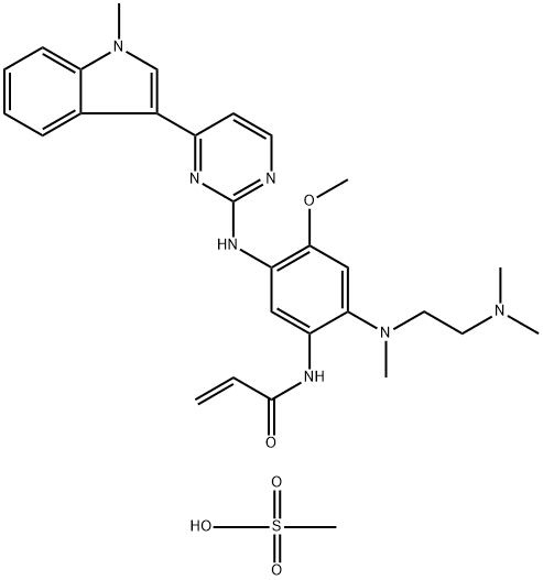 Osimertinib och hela serien av mellanprodukter