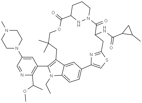 Daraxonrasib (RMC-6236) Full serie av mellanprodukter