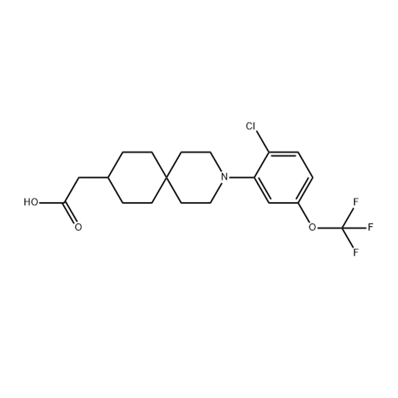 3-[2-klor-5-(trifluormetoxi)fenyl]-3-azaspiro[5.5]undekan-9-ättiksyra