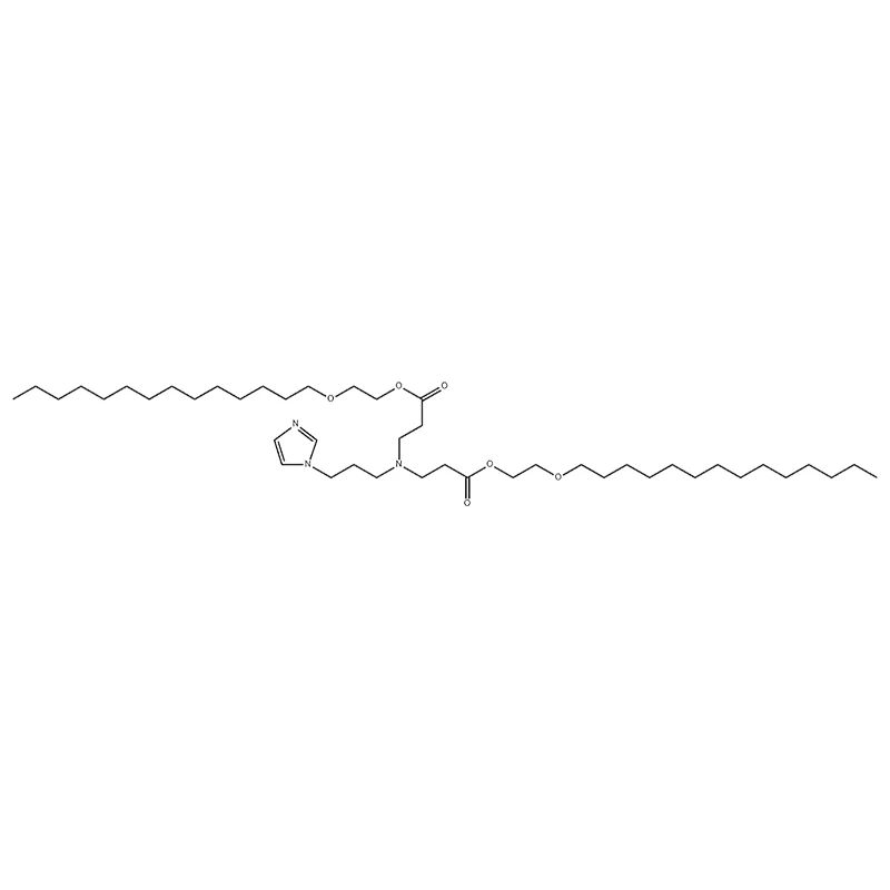 3-[3-imidazol-1-ylpropyl-[3-oxo-3-(2-tetradekanoxietoxi)propyl]amino]propansyra-2-tetradekanoxietylester
