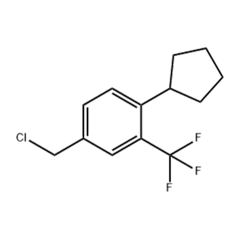 4-klormetyl-l-cyklopentyl-2-trifluormetyl-bensen