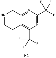 5,6,7,8-tetrahydro-2,4-bis(trifluoroMethyl)-Pyrido[3,4-d]pyriMidinhydroklorid
