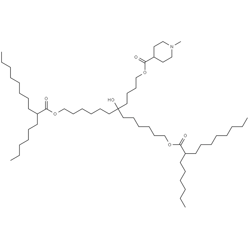 7-hydroxi-7-(4-((1-metylpiperidin-4-karbonyl)oxi)butyl)tridekan-1,11-diylbis(2-hexyldekanoat)