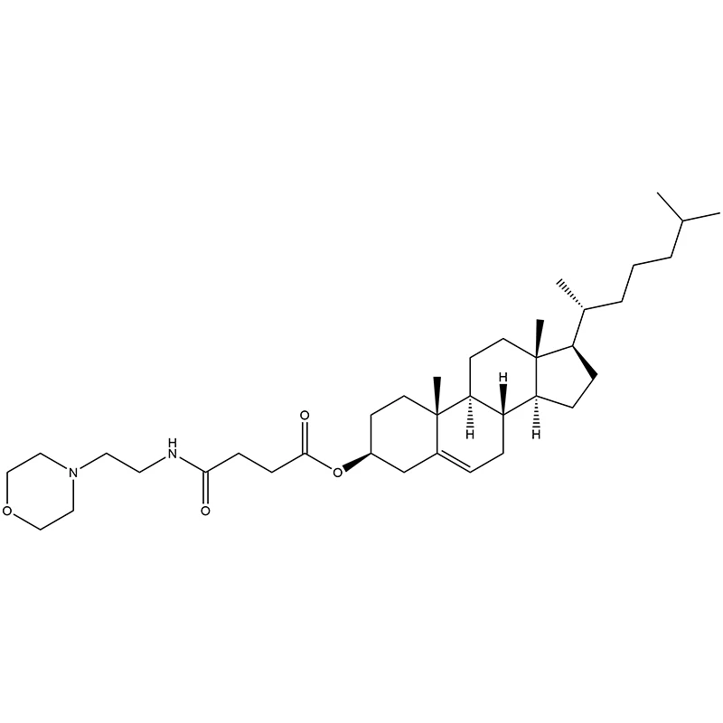 Cholest-5-en-3-ol (3β)-, 3-[4-[[2-(4-morfolinyl)etyl]amino]-4-oxobutanoat]