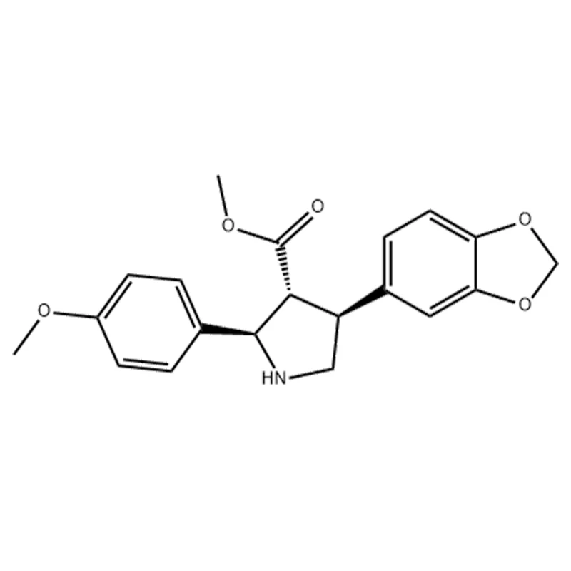 Metyl 4-(benso[d][1,3]dioxol-5-yl)-2-(4-metoxifenyl)pyrrolidin-3-karboxylat