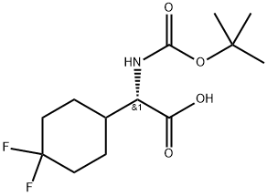 tert-butoxikarbonylamino-(4,4-difluoro-cyklohexyl)-ättiksyra
